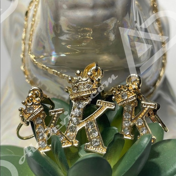 K Initial set (gold plated) - Picture 5 of 5